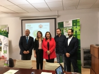 Autoridades asistentes a la presentacin del proyecto