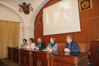 De izqda. a dcha. Antonia Navarro, Mara Martnez-Atienza, Luis Medina Canalejo, Mara Rosal y Jos lvarez.