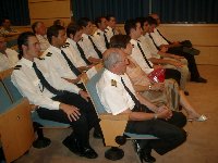 Clausura de curso en los estudios de Piloto