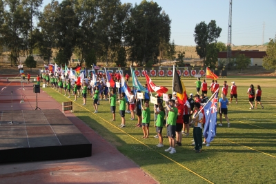 Un momento de la ceremonia de apertura