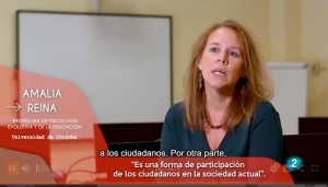 La investigadora de la UCO Amalia Reina, entrevistada durante la segunda temporada de Universo Sostenible