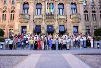 Foto de familia tras la finalización del acto