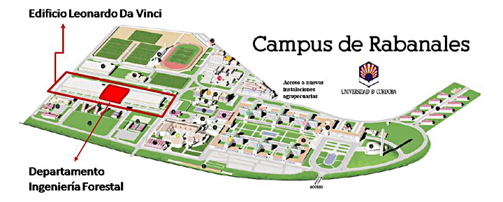 Plano del Campus de Rabanales