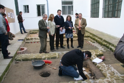 Un momento de la inauguracin del Arquedromo