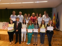 Foto de familia con los premiados