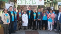 Autoridades presentes en el Paseo por la Ciencia