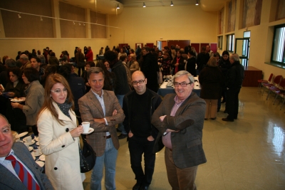 Un aspecto de la Sala de Usos Mltiples durante el desayuno.