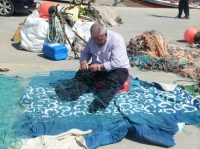 Actividad pesquera en el puerto de Conil de la Frontera ( Cdiz)