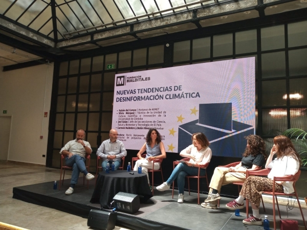 Imagen de la mesa redonda &quot;Nuevas tendencias de desinformación climática&quot;