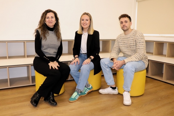 The researchers Eva Romera Félix, Blanca Álvarez Turrado and Daniel Falla Fernández