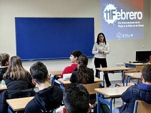 La investigadora Laura Rabasco durante la edición 2023 de Charlas 11F